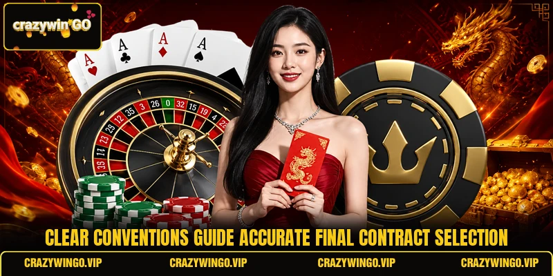 Clear conventions guide accurate final contract selection