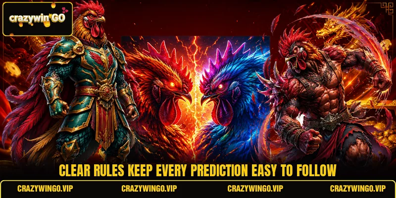 Clear rules keep every prediction easy to follow