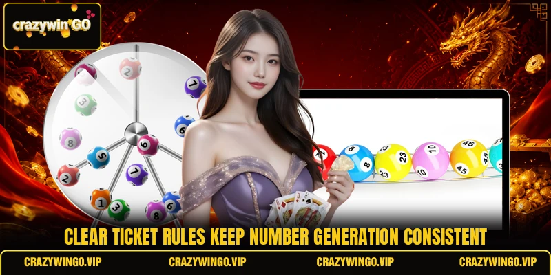 Clear ticket rules keep number generation consistent