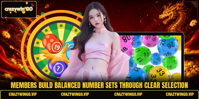 Members build balanced number sets through clear selection