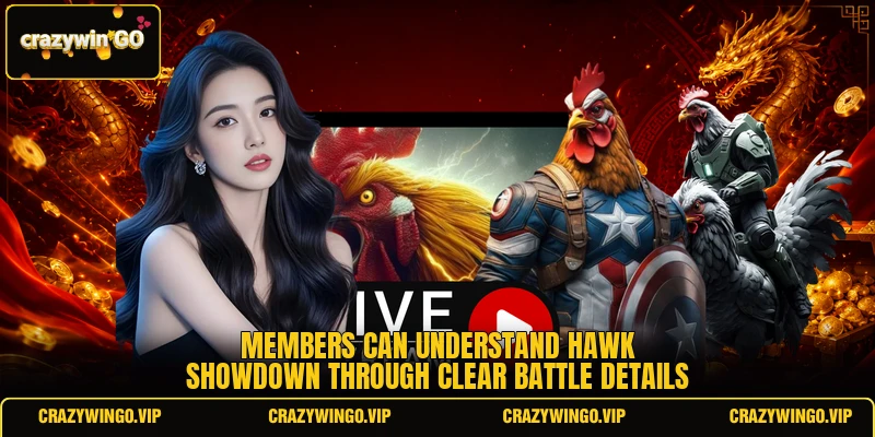 Members can understand hawk showdown through clear battle details