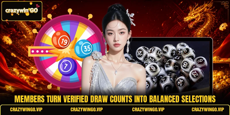 Members turn verified draw counts into balanced selections
