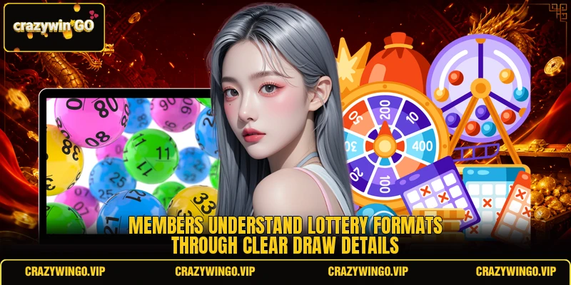 Members understand lottery formats through clear draw details