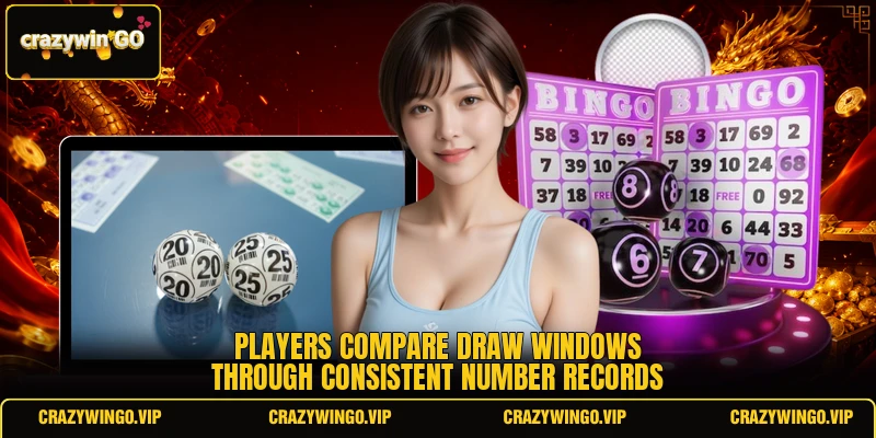 Players compare draw windows through consistent number records
