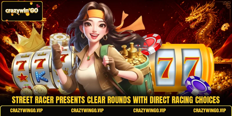 Street Racer presents clear rounds with direct racing choices