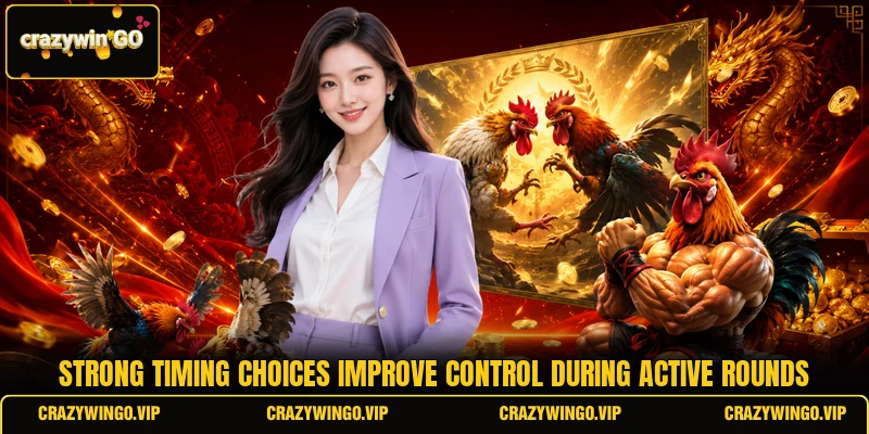Strong timing choices improve control during active rounds